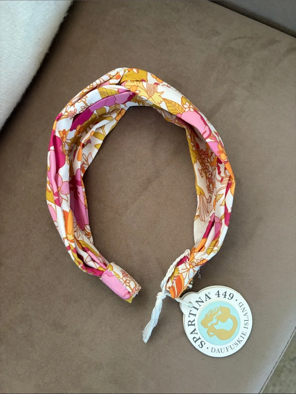 Spartina 449 Pink, Orange & Yellow Floral Headband